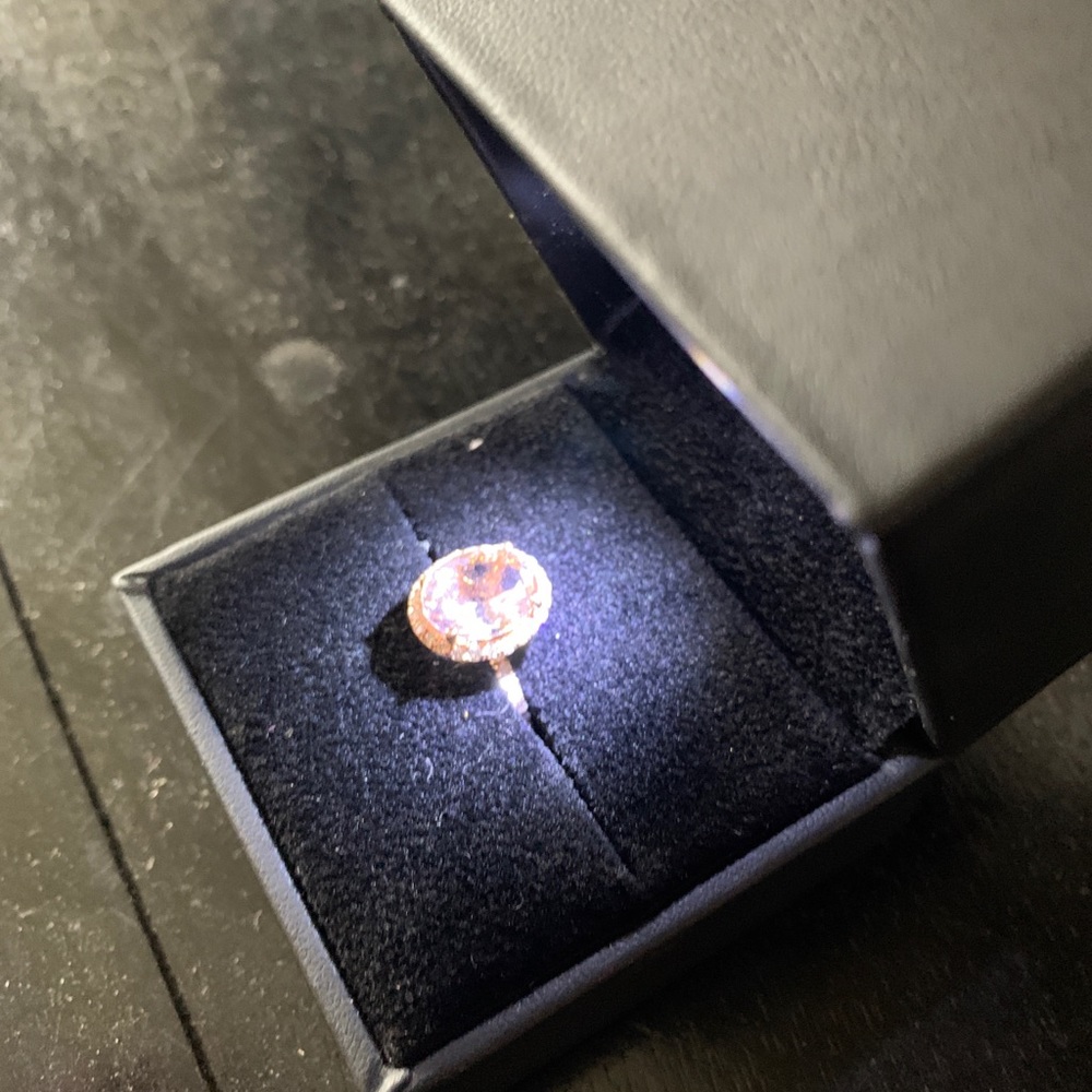 Rose gold ring